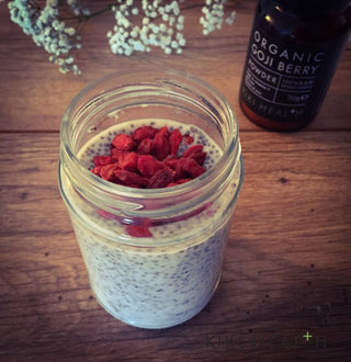 Goji Chia Pudding