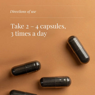Activated Charcoal Capsules - 50 Vegicaps kiki health