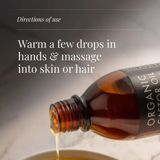 Castor Oil, Organic - 250ml KIKI Health