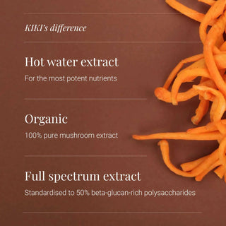 Cordyceps Extract, Organic - 60 Vegicaps kiki health