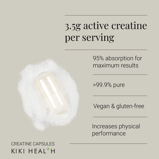 Creatine Monohydrate - 120 Vegicaps - KIKI Health