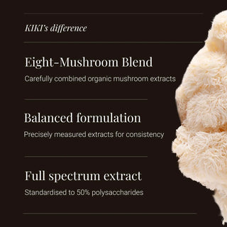 Multi-Mushroom Extract Blend Tincture, Organic - 50ml kiki health