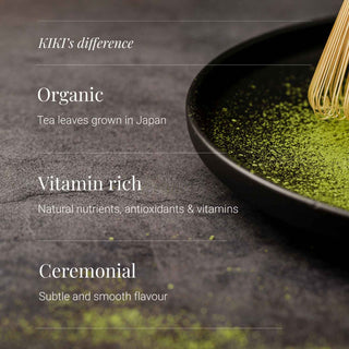Matcha Powder, Organic, Ceremonial Grade - 30g kiki health