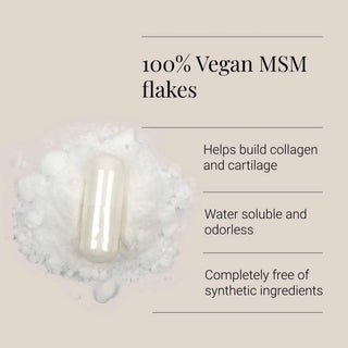MSM Flakes - 100 Vegicaps kiki health