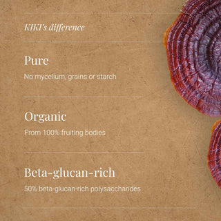 Reishi-Extract, Organic - 60 Vegicaps kiki health