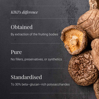 Shiitake Extract, Organic - 60 Vegicaps kiki health