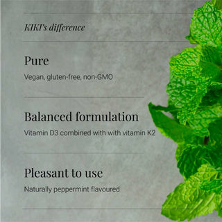 Vitamin D3 + K2 KIKI Health