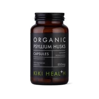 Psyllium Husks, Organic- 120 Vegicaps Vegicaps kiki health    